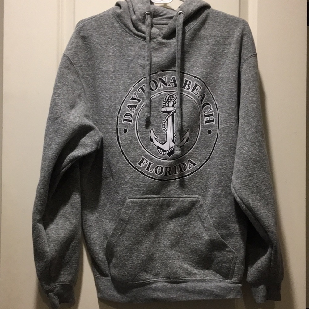 U.S. Vintage Daytona Beach Florida pullover Hoodie sweatshirt long sleeve size M